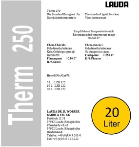LZB 322 Lauda Therm 250 жидкость 20 литров